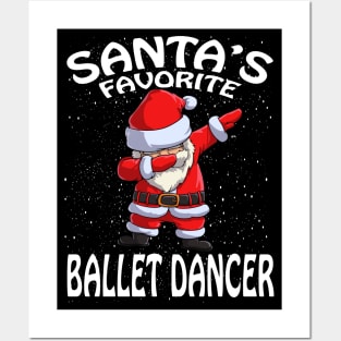 Santas Favorite Ballet Dancer Christmas Posters and Art